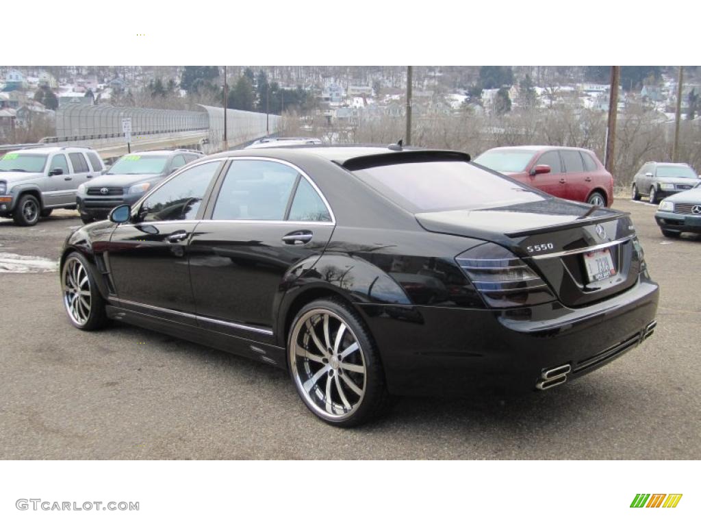 Black 2008 Mercedes-Benz S 550 4Matic Sedan Exterior Photo #44864621