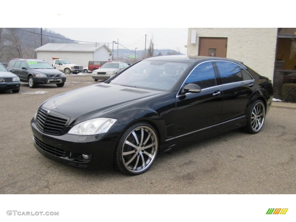 Black 2008 Mercedes-Benz S 550 4Matic Sedan Exterior Photo #44864629