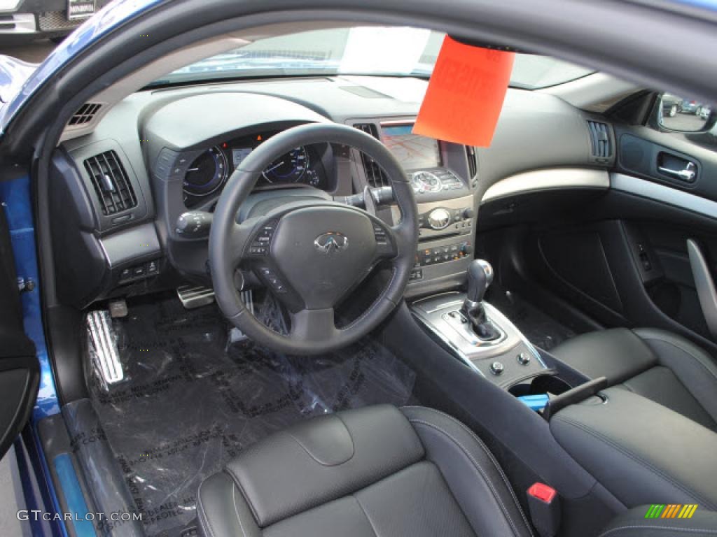 Graphite Interior 2010 Infiniti G 37 S Sport Coupe Photo #44867600