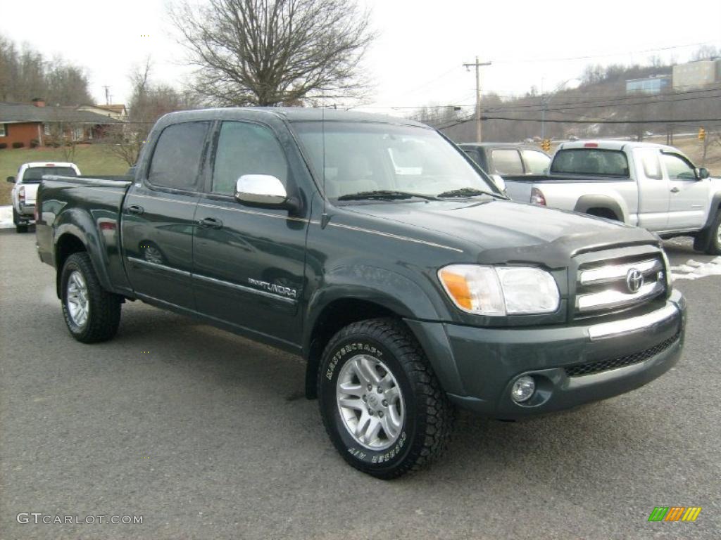 2006 Tundra SR5 Double Cab 4x4 - Timberland Mica / Taupe photo #1