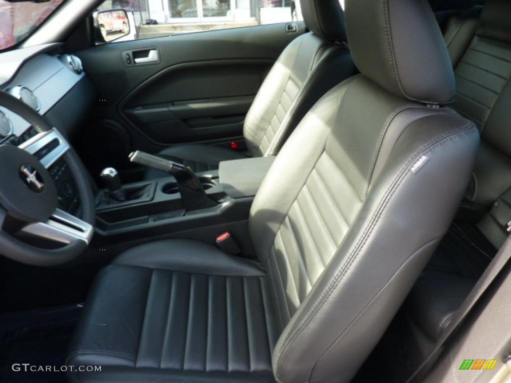 2009 Mustang GT Premium Convertible - Vapor Silver Metallic / Dark Charcoal photo #17