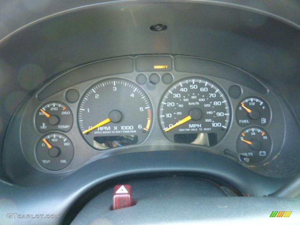 1999 Chevrolet S10 LS Extended Cab 4x4 Gauges Photo #44869096