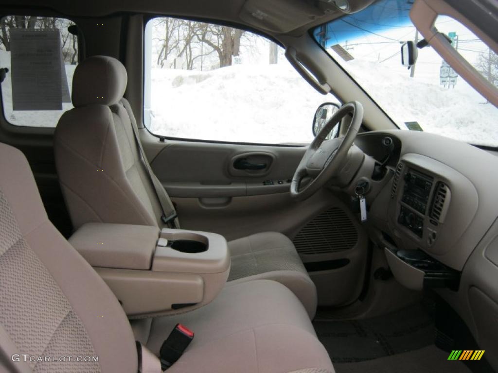 2004 F150 XLT Heritage SuperCab - Bright Red / Heritage Medium Parchment photo #6
