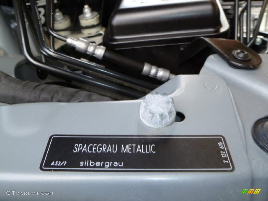 2008 5 Series Color Code A52 for Space Grey Metallic Photo #44869864