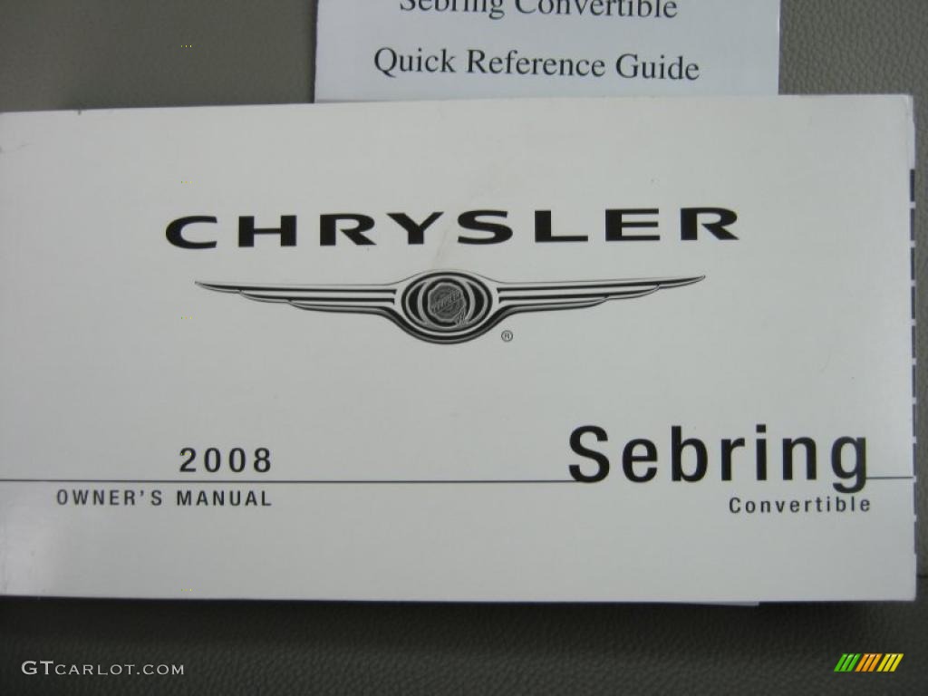 2008 Sebring Touring Convertible - Inferno Red Crystal Pearl / Dark Slate Gray/Light Slate Gray photo #19