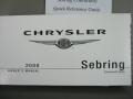 2008 Inferno Red Crystal Pearl Chrysler Sebring Touring Convertible  photo #19