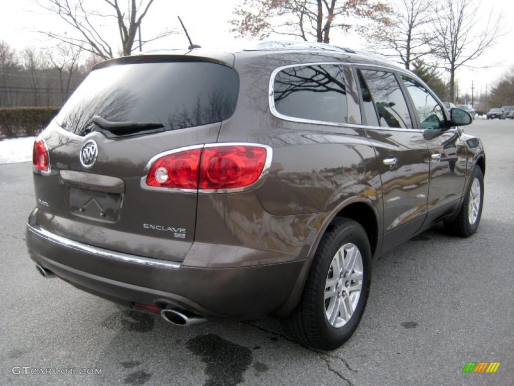 2008 Enclave CX AWD - Cocoa Metallic / Cashmere/Cocoa photo #4