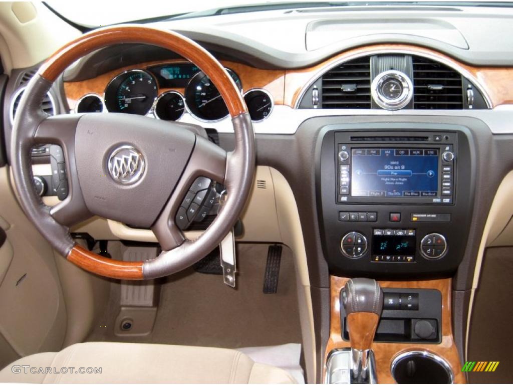 2008 Buick Enclave CX AWD Cashmere/Cocoa Dashboard Photo #44871264