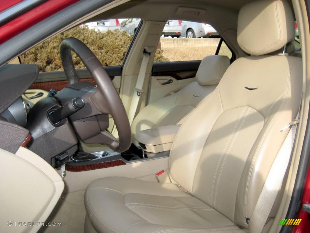 Cashmere/Cocoa Interior 2008 Cadillac CTS Sedan Photo #44872357