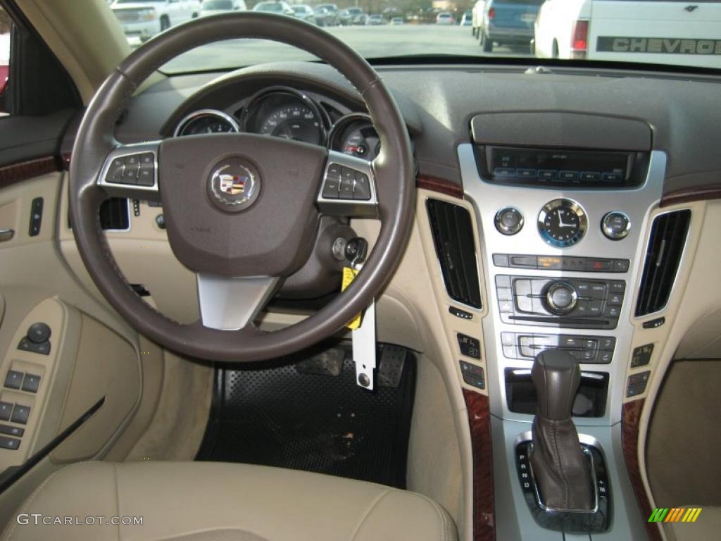 2008 Cadillac CTS Sedan Cashmere/Cocoa Dashboard Photo #44872377
