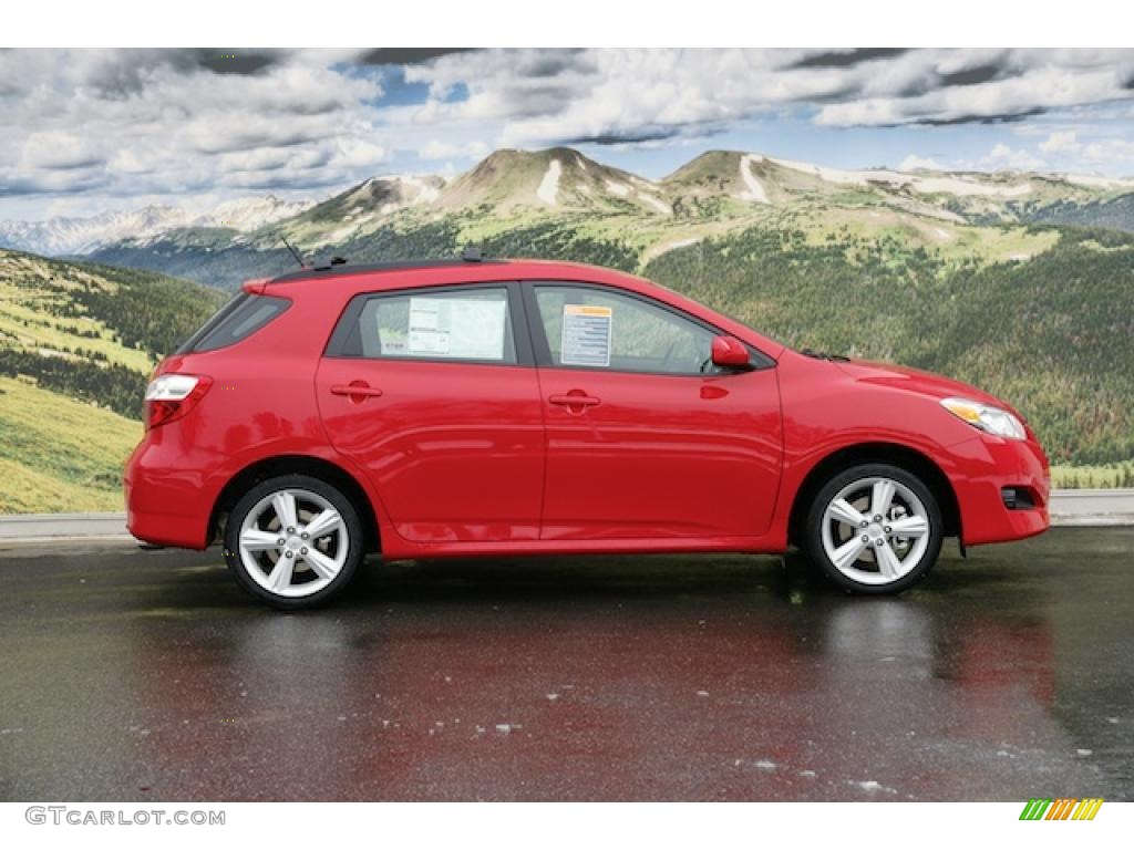 Radiant Red 2010 Toyota Matrix S AWD Exterior Photo #44874562