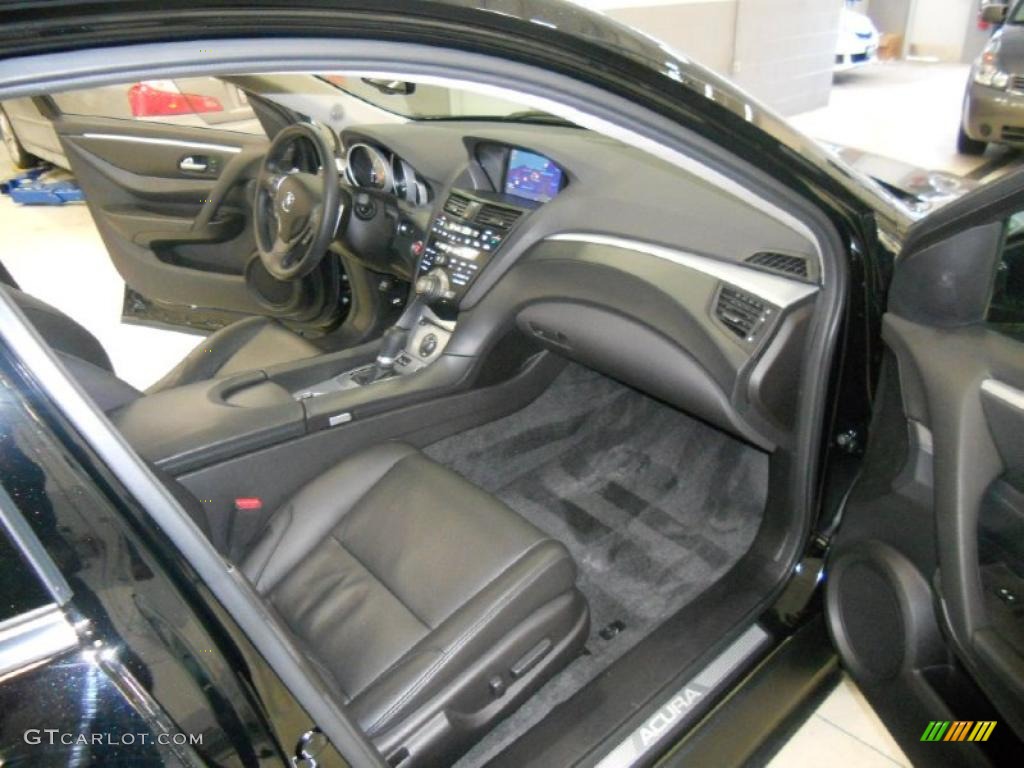 Ebony Interior 2010 Acura ZDX AWD Advance Photo #44874601