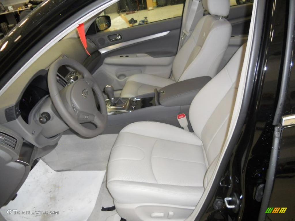 Stone Interior 2011 Infiniti G 25 x AWD Sedan Photo #44875621
