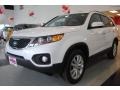 2011 Snow White Pearl Kia Sorento EX  photo #2