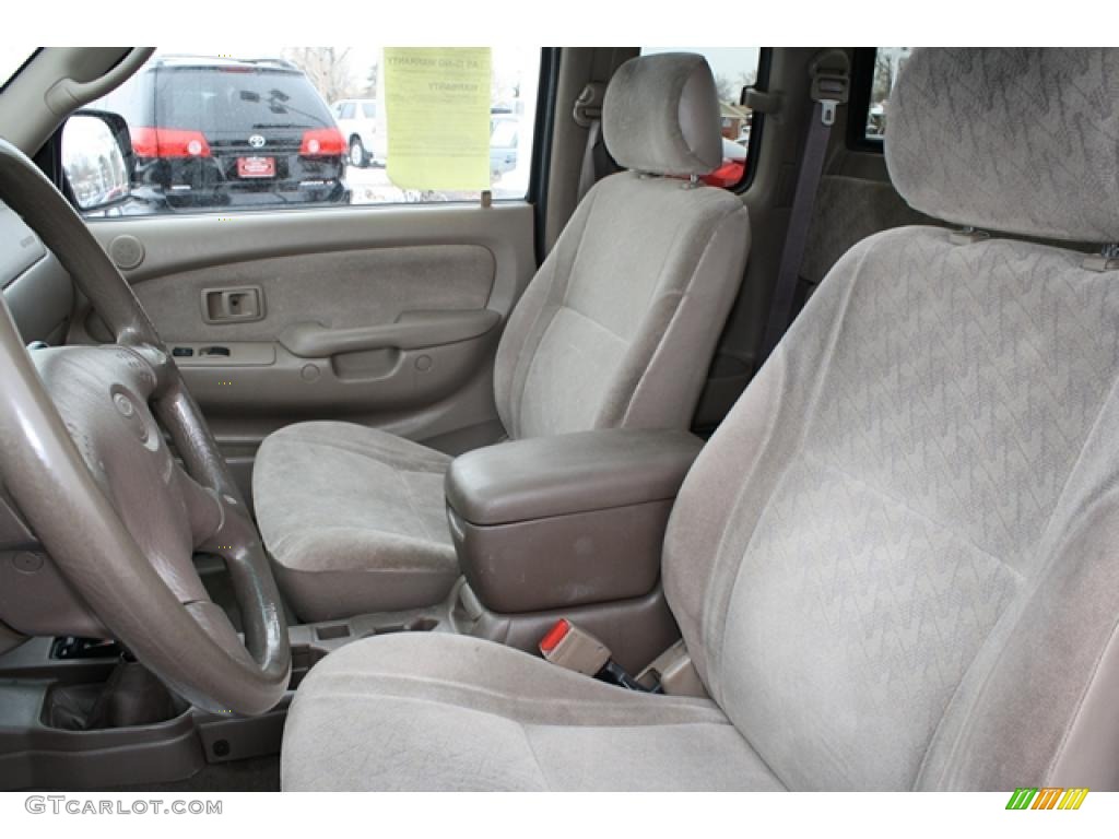 Oak Beige Interior 2001 Toyota Tacoma V6 TRD Xtracab 4x4 Photo #44876653