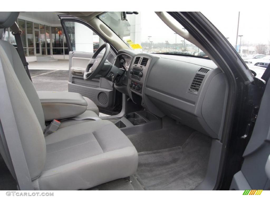 Medium Slate Gray Interior 2006 Dodge Dakota SLT Club Cab 4x4 Photo #44877565