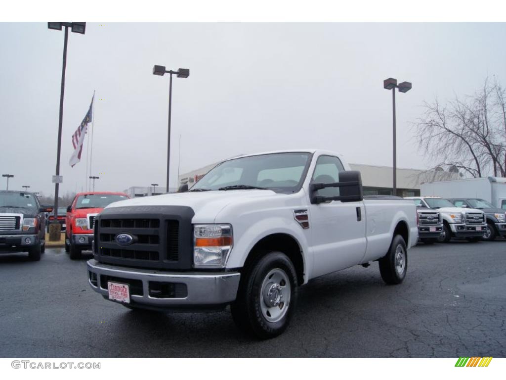 Oxford White 2008 Ford F250 Super Duty XL Regular Cab Exterior Photo #44878041