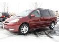 2004 Salsa Red Pearl Toyota Sienna XLE AWD  photo #5