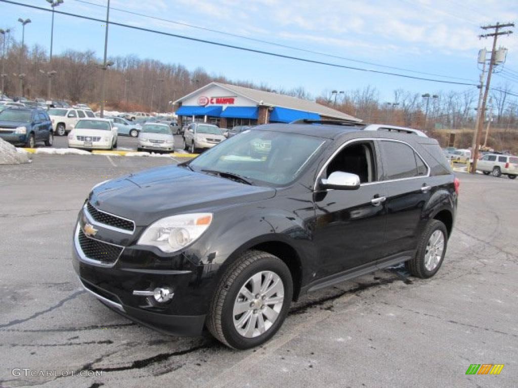 2010 Equinox LTZ AWD - Black / Jet Black photo #5