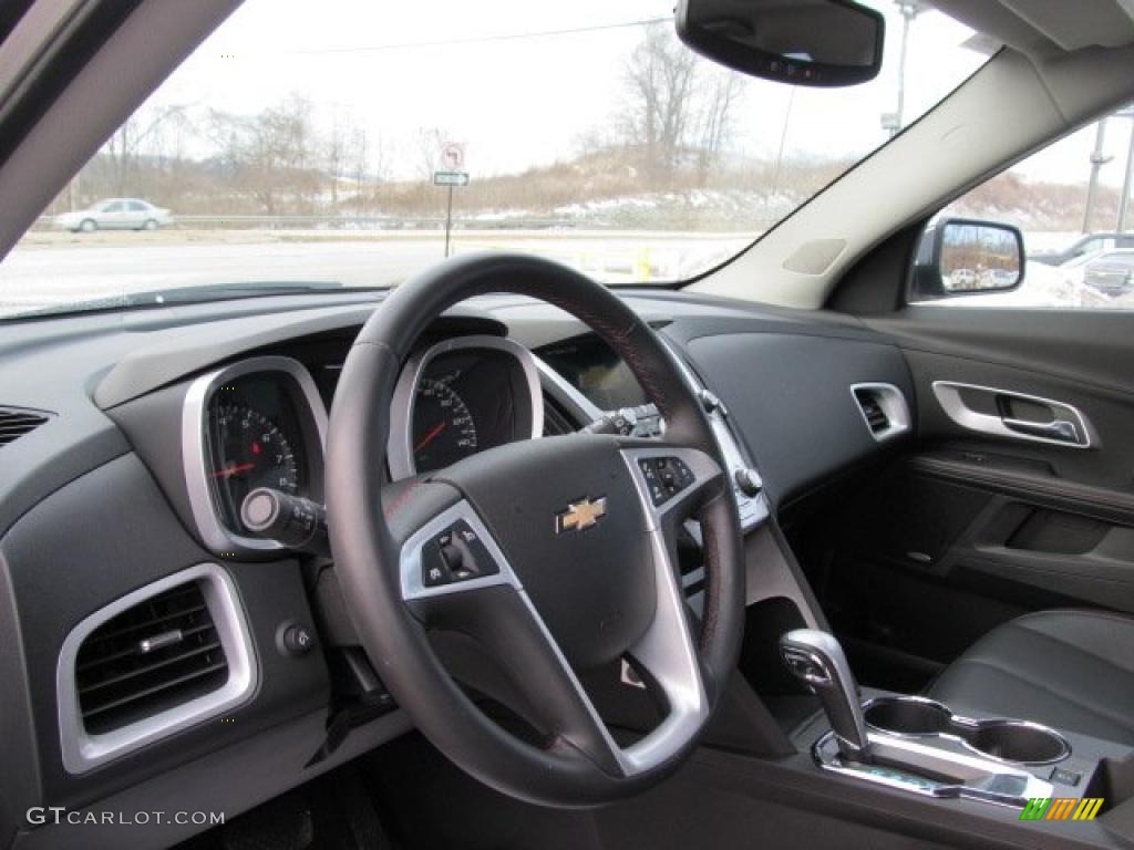 2010 Equinox LTZ AWD - Black / Jet Black photo #10