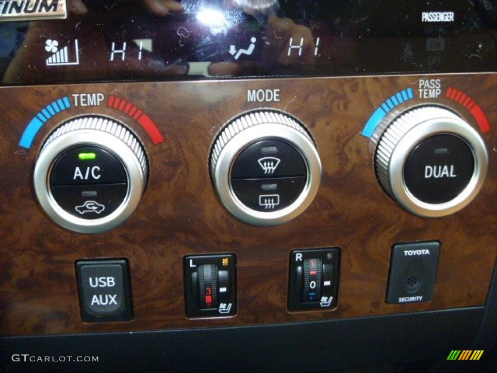 2011 Toyota Tundra Platinum CrewMax 4x4 Controls Photo #44879005