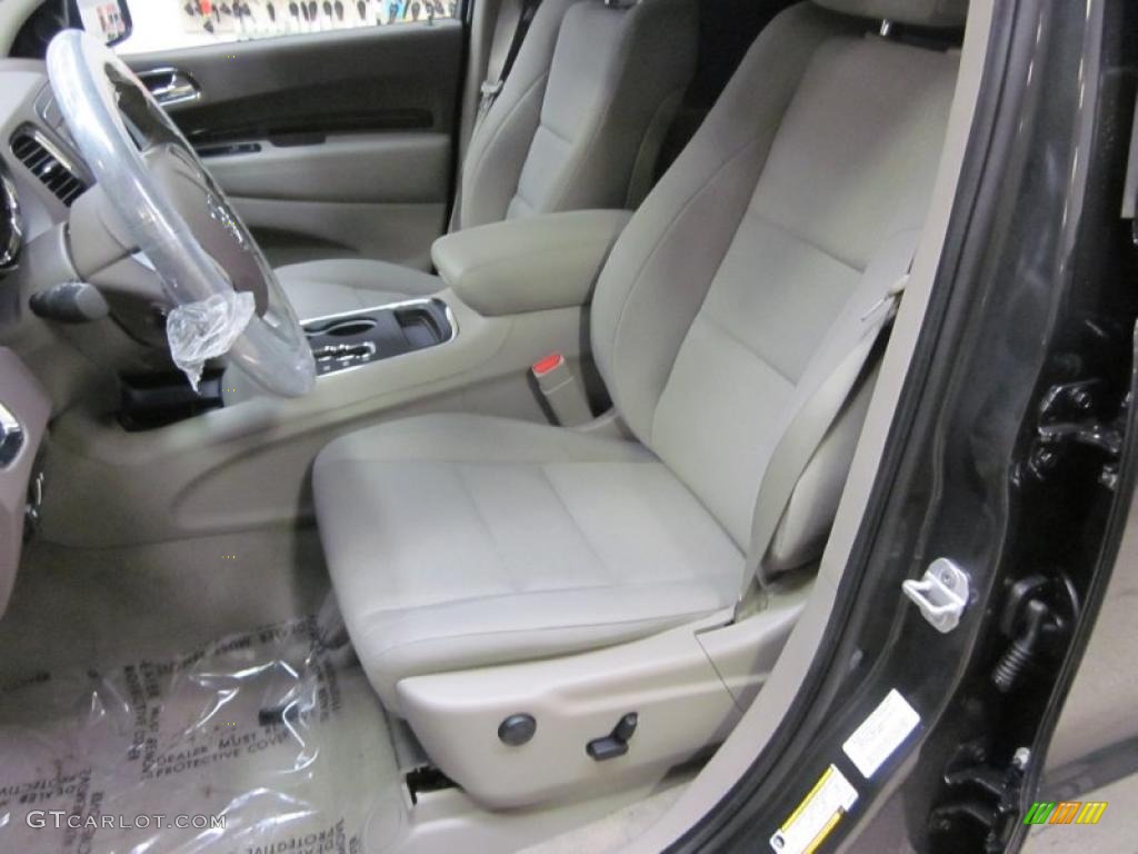 Dark Graystone/Medium Graystone Interior 2011 Dodge Durango Crew 4x4 Photo #44879285