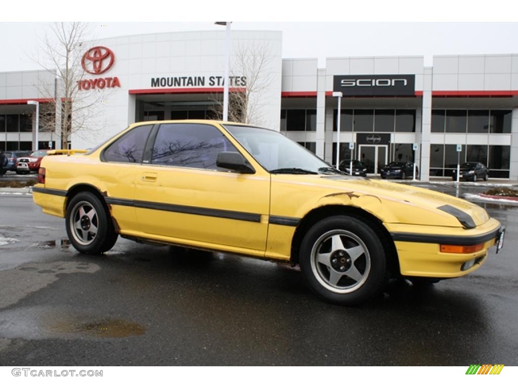 Barbados Yellow Honda Prelude