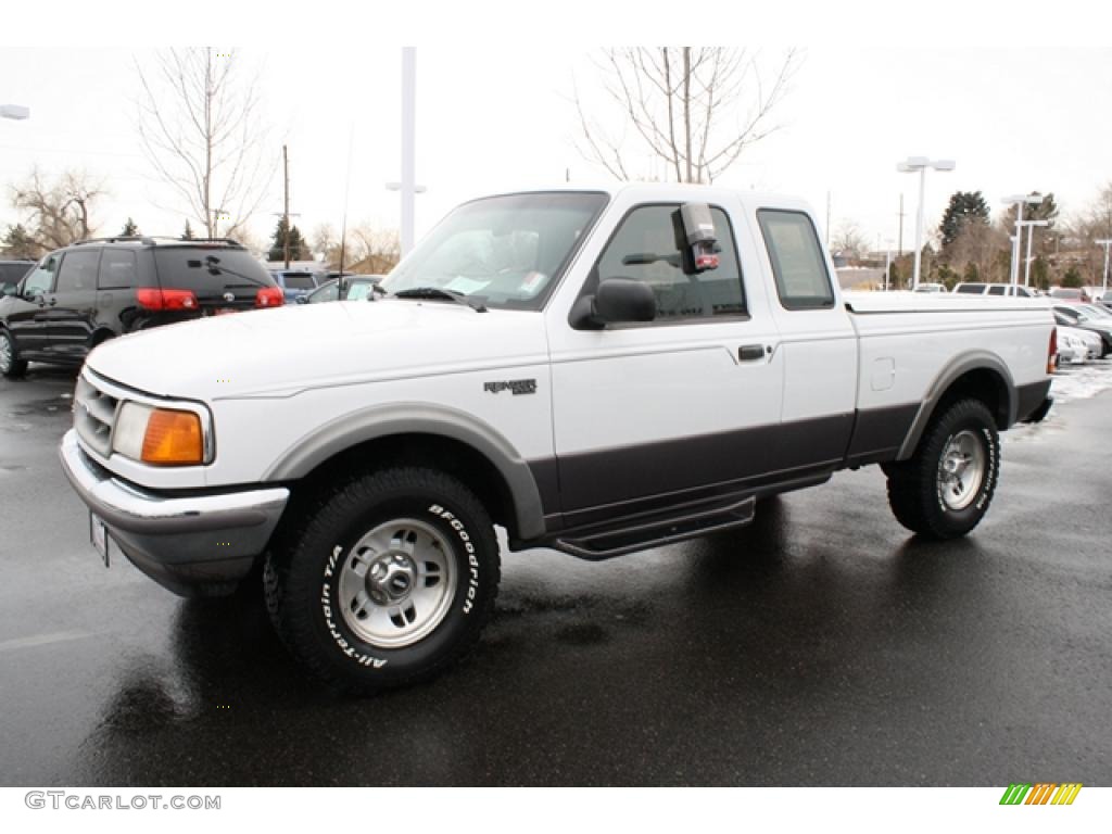 Oxford White 1996 Ford Ranger XLT SuperCab 4x4 Exterior Photo #44879849