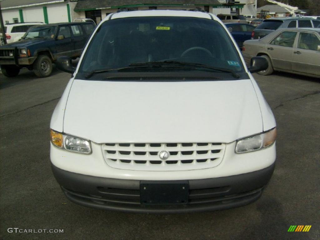 1999 Grand Voyager Expresso - Bright White / Mist Gray photo #2