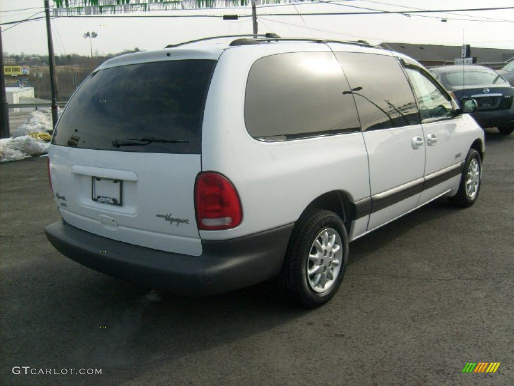 1999 Grand Voyager Expresso - Bright White / Mist Gray photo #7