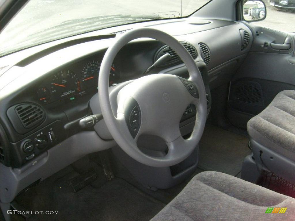 1999 Grand Voyager Expresso - Bright White / Mist Gray photo #11