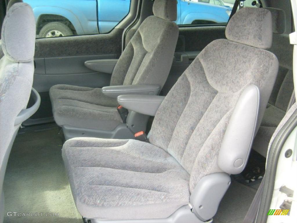 1999 Grand Voyager Expresso - Bright White / Mist Gray photo #13