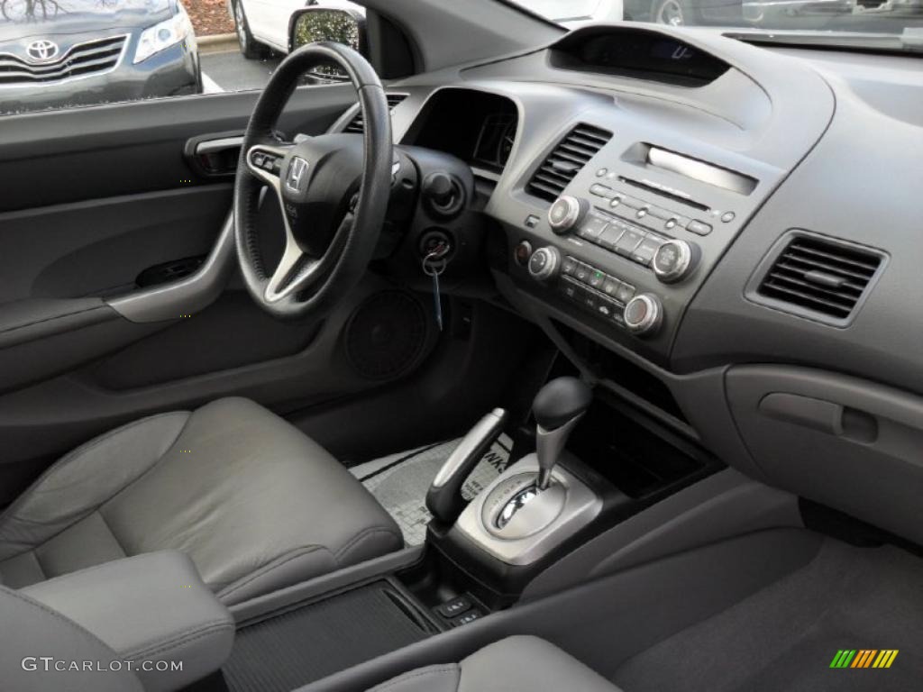 2010 Honda Civic EX-L Coupe Gray Dashboard Photo #44881393