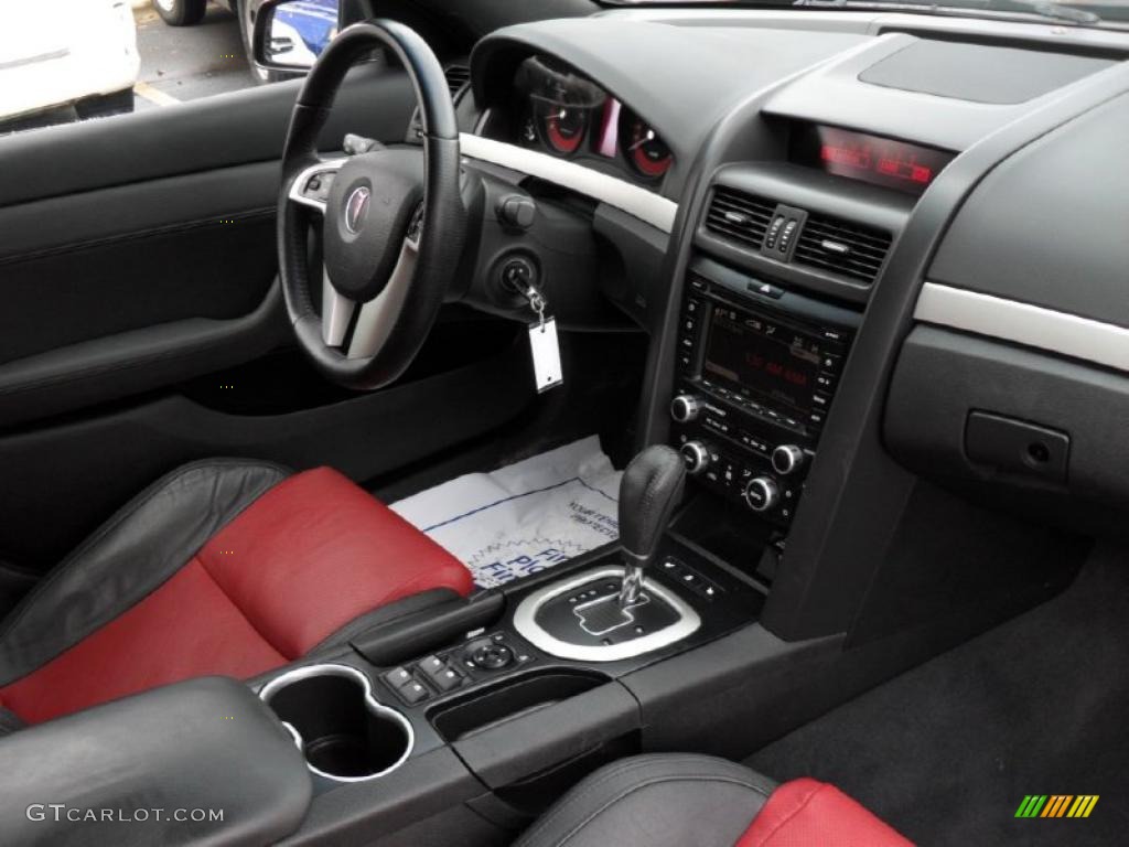 Onyx/Red Interior 2008 Pontiac G8 GT Photo #44881641