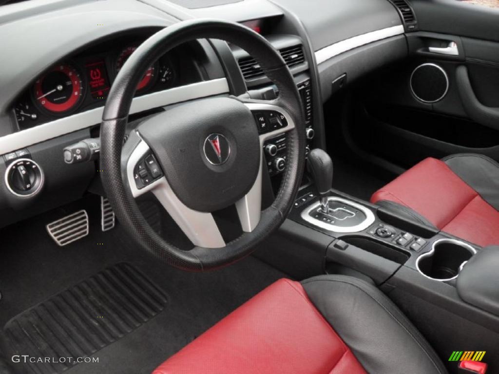 Onyx/Red Interior 2008 Pontiac G8 GT Photo #44882077