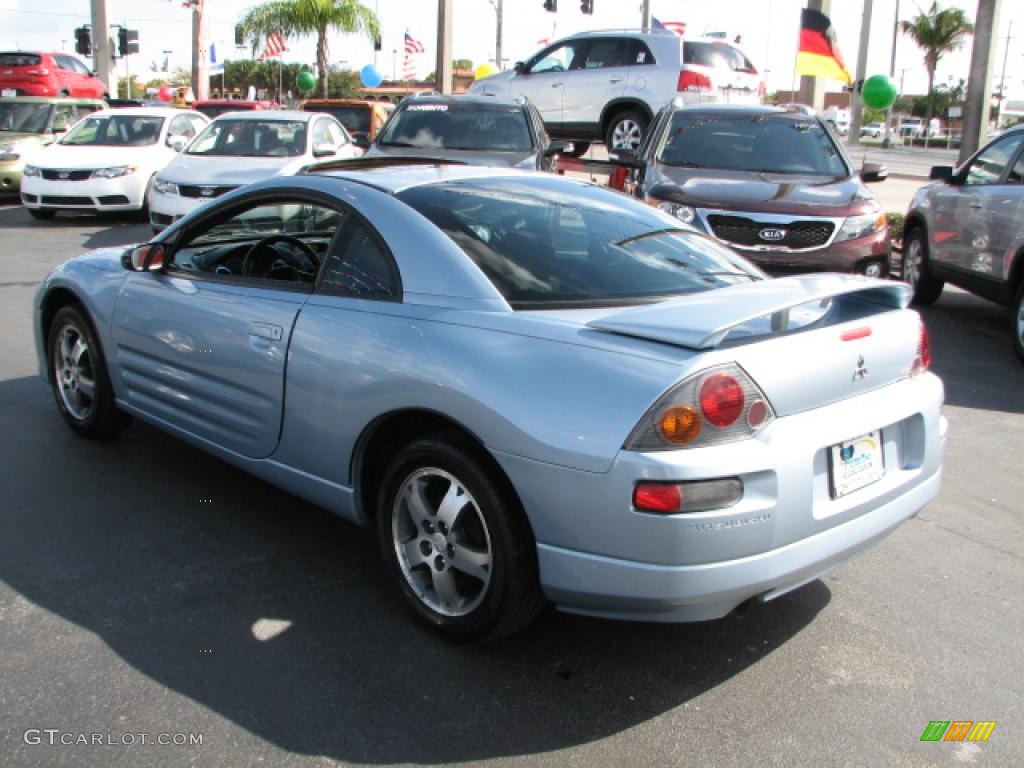 2003 Eclipse GS Coupe - Steel Blue Pearl / Midnight photo #6