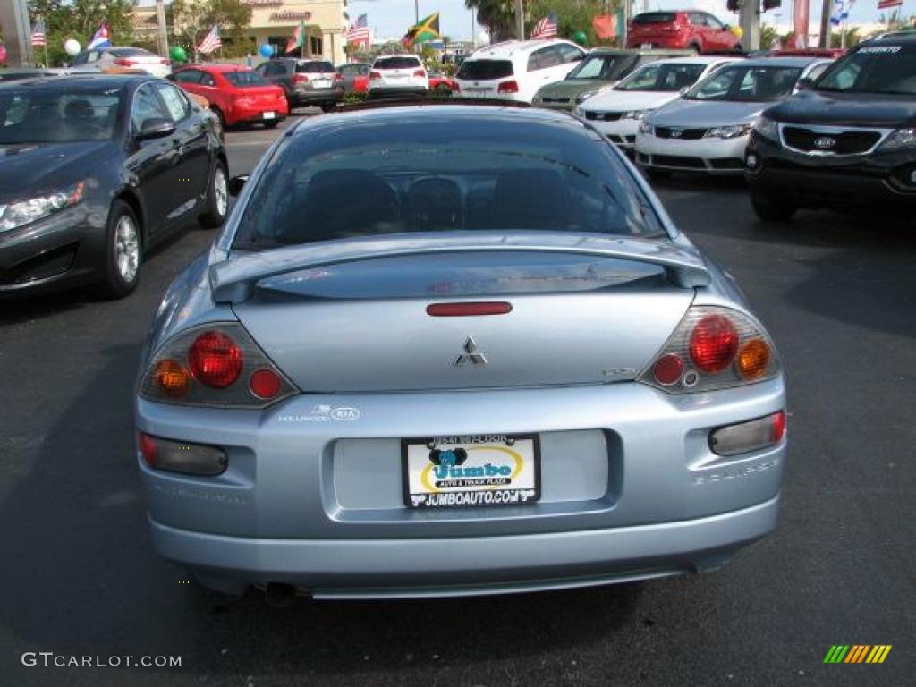 2003 Eclipse GS Coupe - Steel Blue Pearl / Midnight photo #8