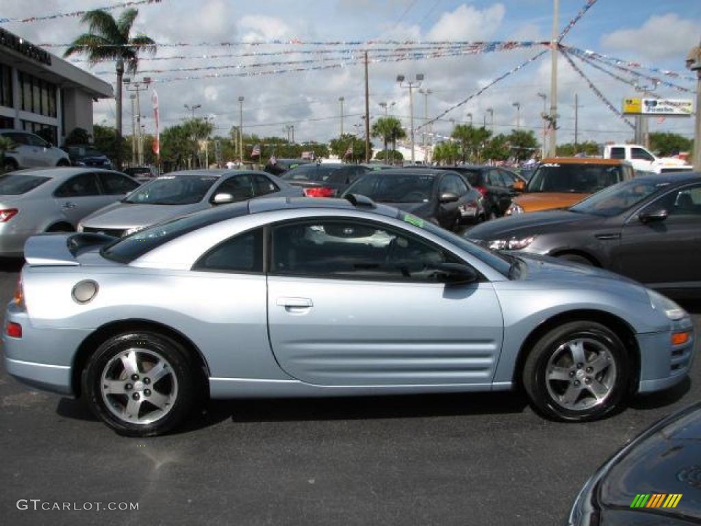 2003 Eclipse GS Coupe - Steel Blue Pearl / Midnight photo #11