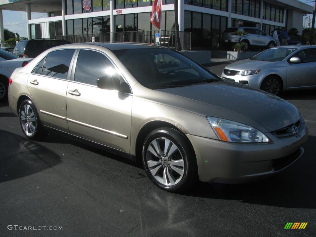 2004 Desert Mist Metallic Honda Accord Lx Sedan #44867326 Photo #4 