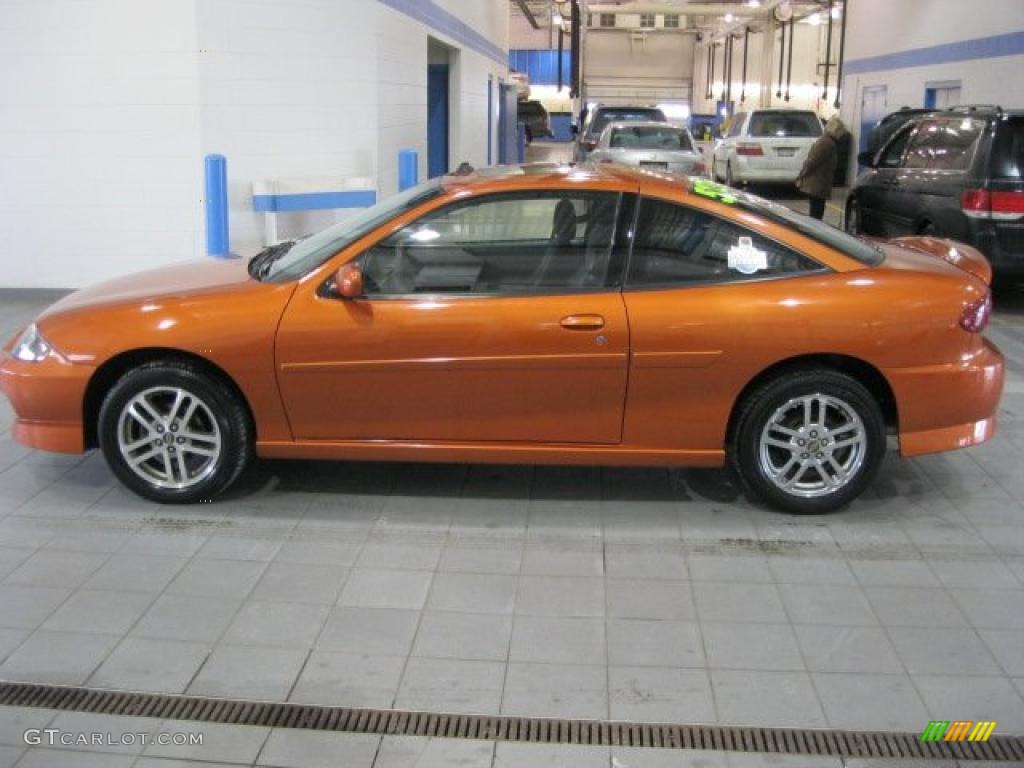 Sunburst Orange 2004 Chevrolet Cavalier LS Sport Coupe Exterior Photo #44883393