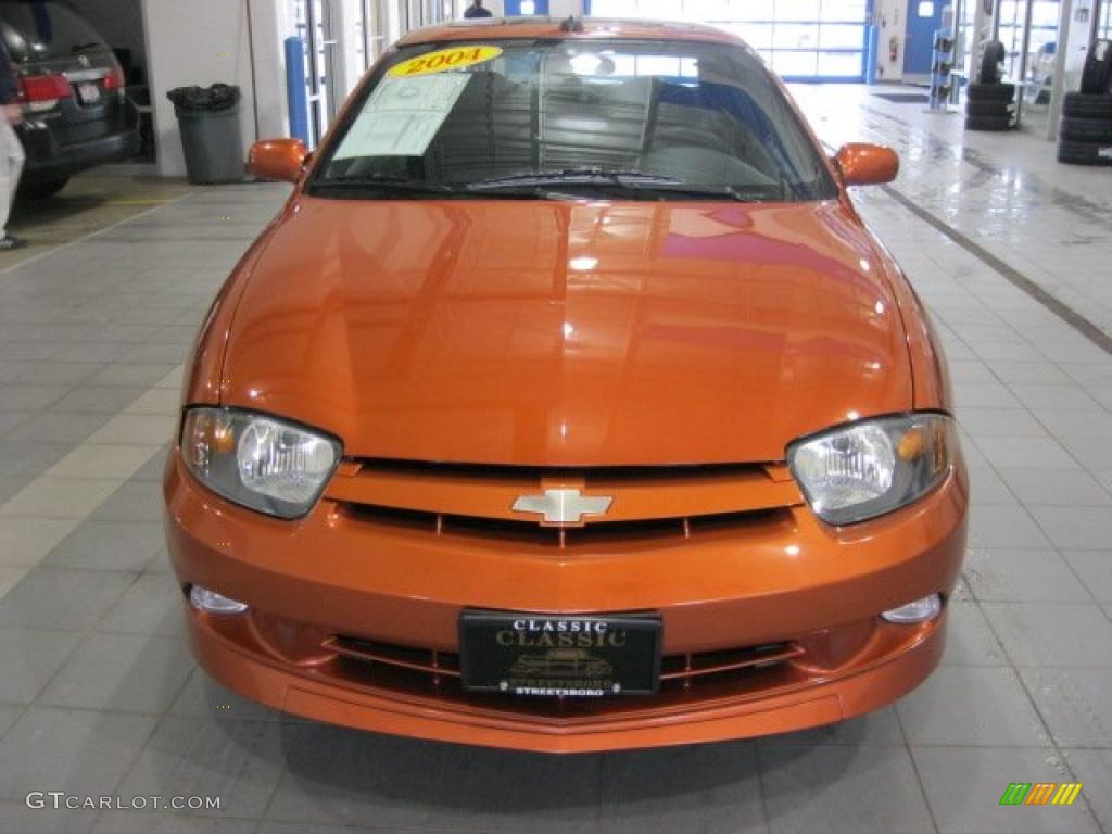 2004 Cavalier LS Sport Coupe - Sunburst Orange / Graphite photo #4