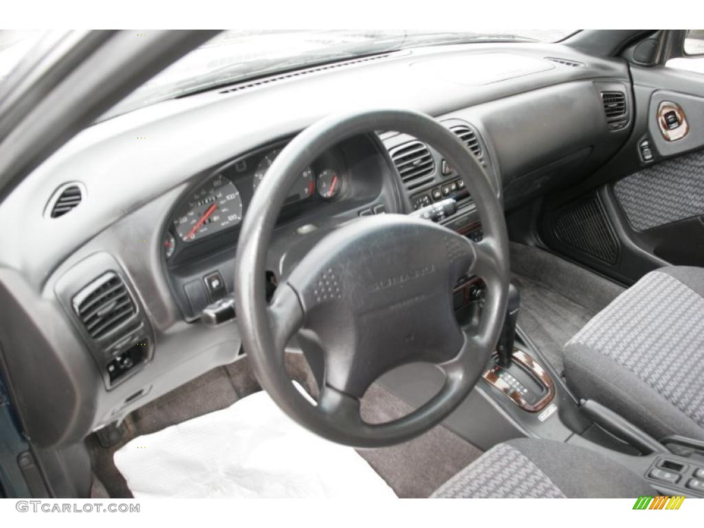 Gray Interior 1999 Subaru Legacy Outback Wagon Photo