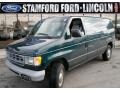 2000 Deep Emerald Green Metallic Ford E Series Van E250 Commercial #44865597