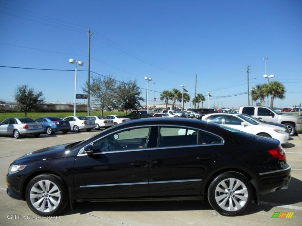 Deep Black Metallic 2012 Volkswagen CC Sport Exterior Photo #44884357
