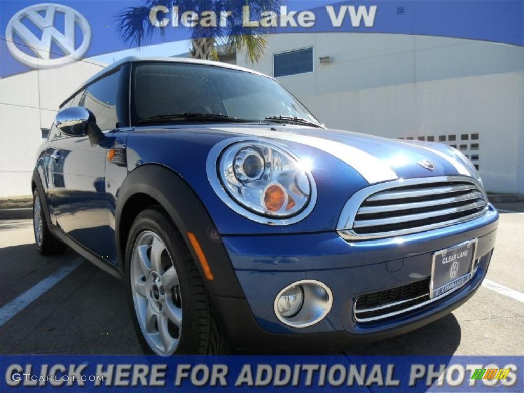 2008 Cooper Clubman - Laser Blue Metallic / Grey/Black photo #1