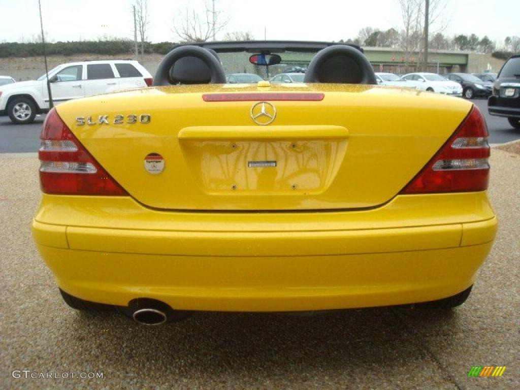 Sunburst Yellow 2001 Mercedes-Benz SLK 230 Kompressor Roadster Exterior Photo #44888493