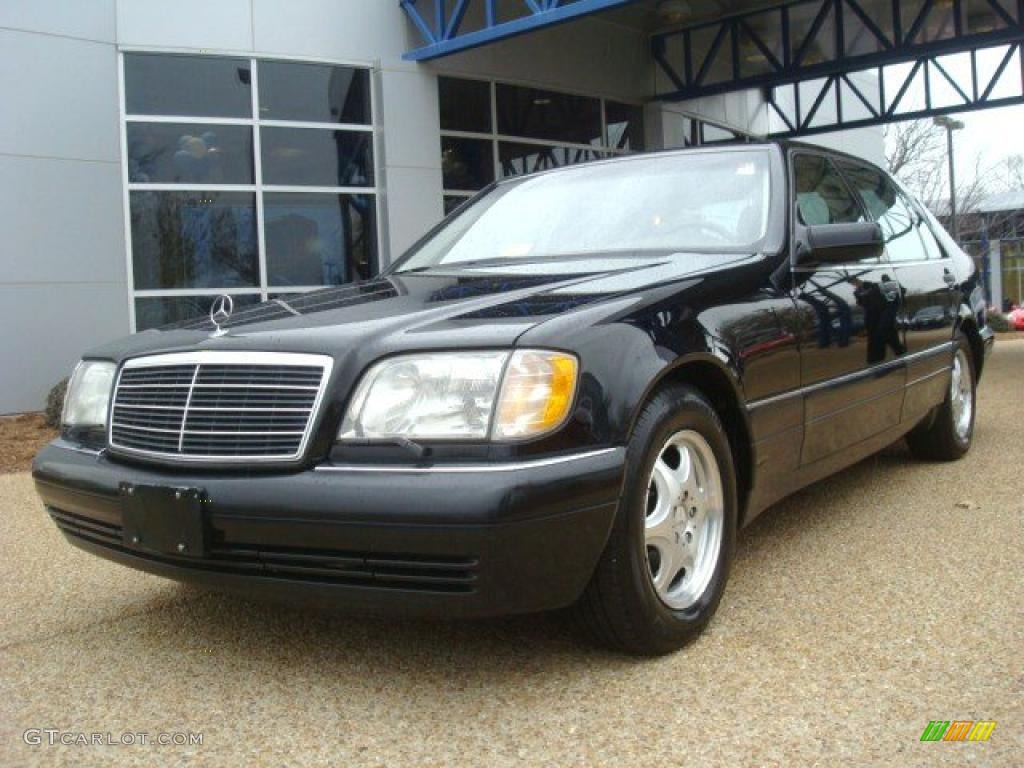 Black 1997 Mercedes-Benz S 500 Sedan Exterior Photo #44888581