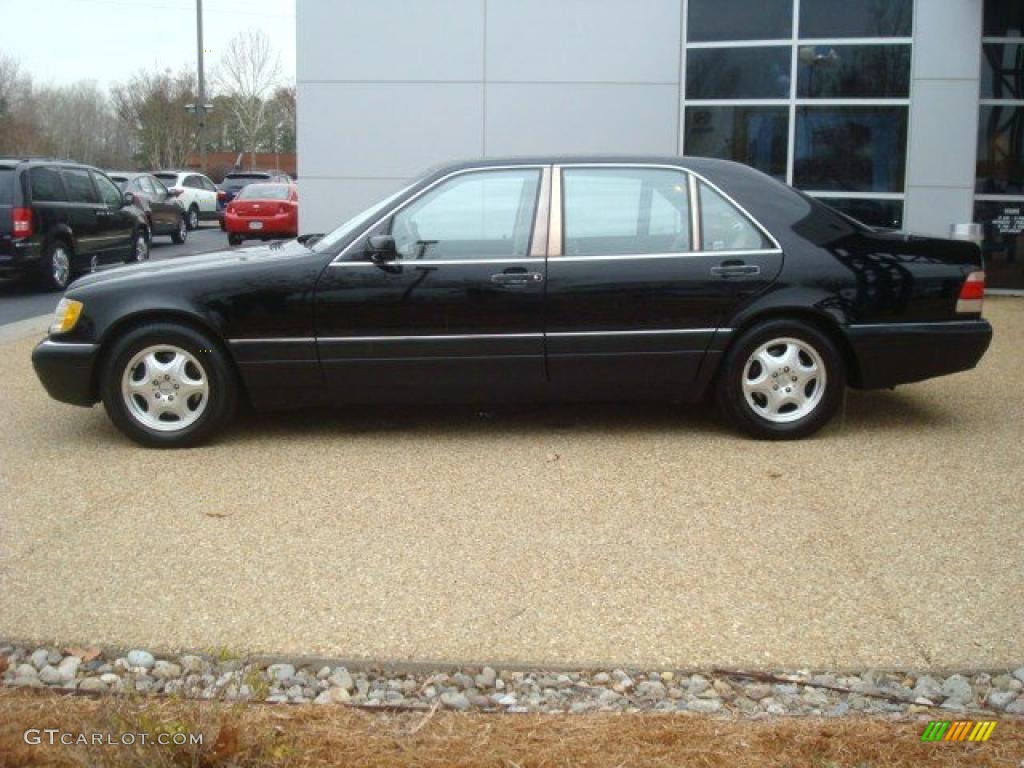 Black 1997 Mercedes-Benz S 500 Sedan Exterior Photo #44888589
