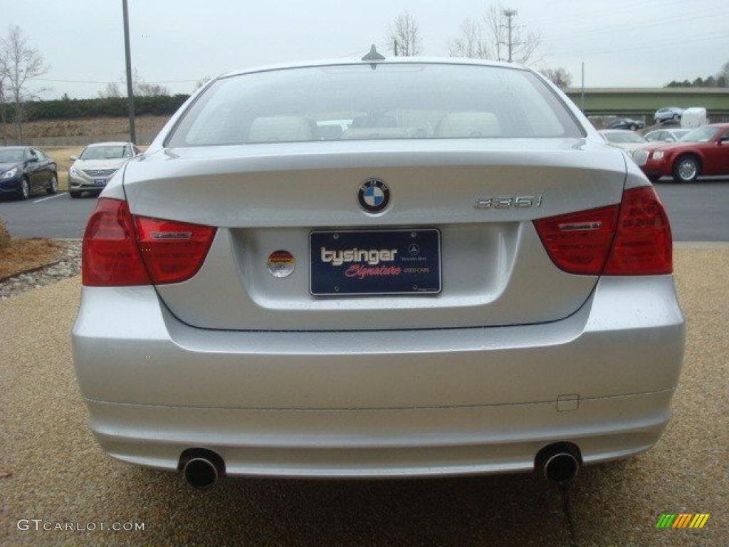 2009 3 Series 335i Sedan - Titanium Silver Metallic / Grey photo #5