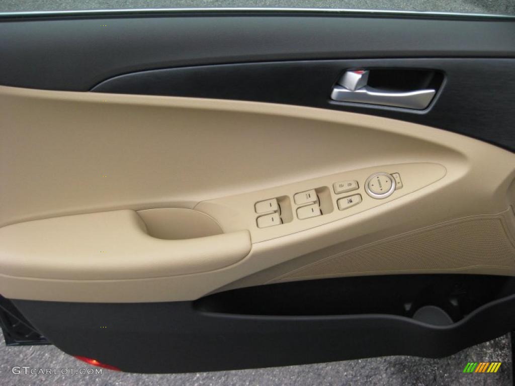 2011 Sonata GLS - Pacific Blue Pearl / Camel photo #14